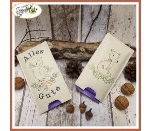 Stickserie - Waldtiere LineArt